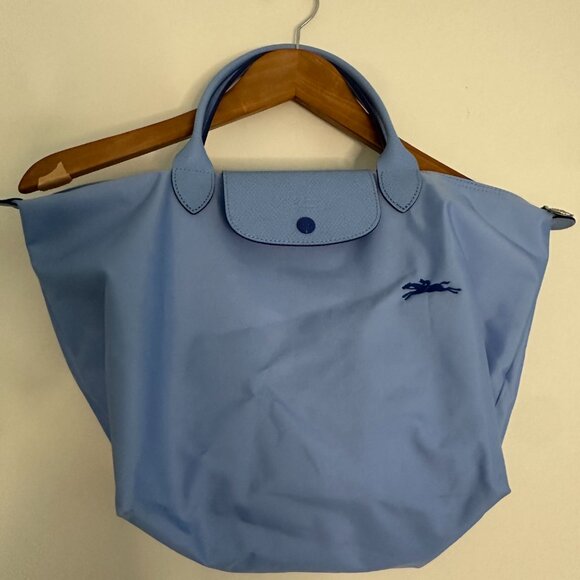 Longchamp Le Pliage Club Medium Top Handle Tote Bag Purse Designer - Picture 2 of 8